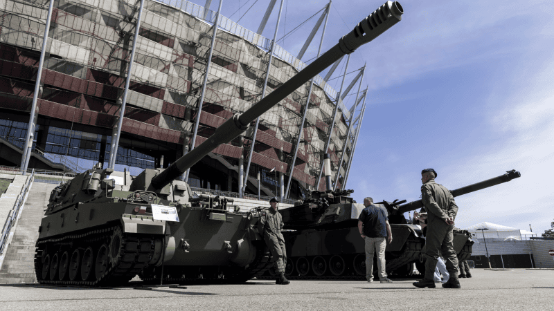 Haubica K9 Abrams PGE Narodowy Defence24 Days 2025
