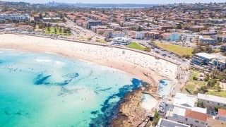 Widok z góry na plażę Bondi