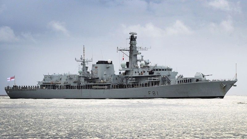 Fregata rakietowa Typ 23 HMS Sutherland.