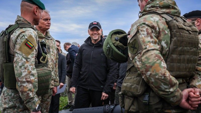 Prezydent Karol Nawrocki na ćwiczeniach Brave Griffin 26–II