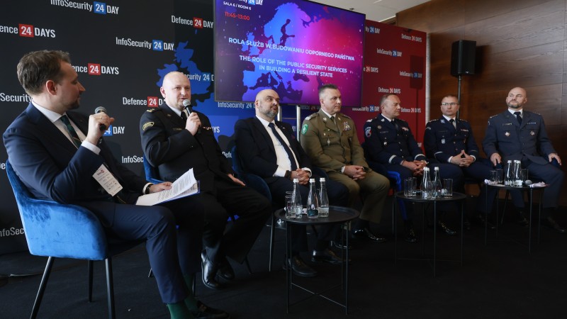 Panel Rola służb w budowaniu odpornego państwa podczas InfoSecurity24 Day