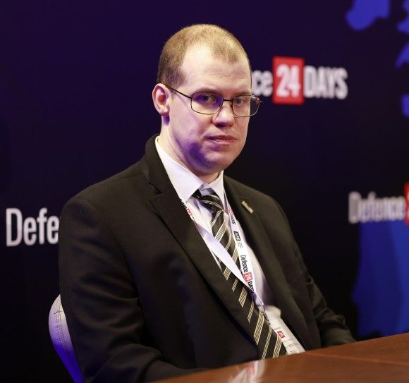 Jakub Palowski podczas konferencji Defence24 Days 2026