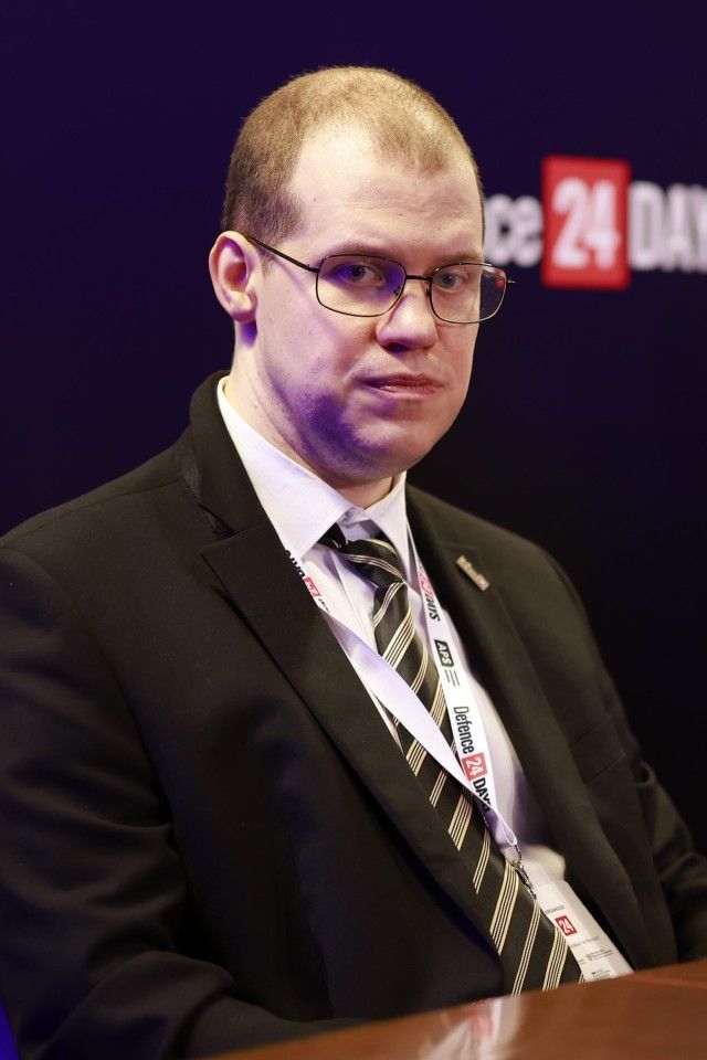 Jakub Palowski podczas konferencji Defence24 Days 2026