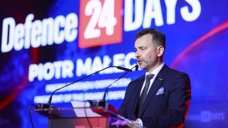 Piotr Małecki, prezes Defence24, na inauguracji Defence24Days 2026