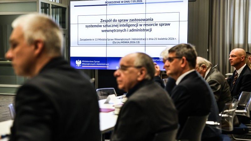 Posiedzenie zespołu ds. AI MSWiA