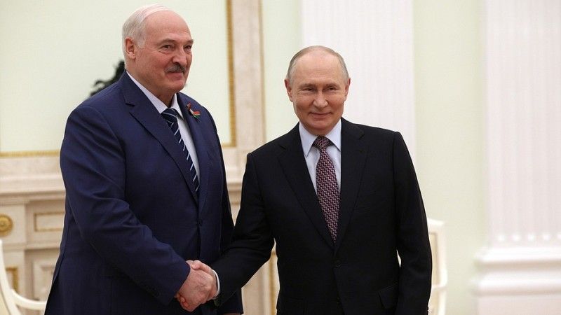 Łukaszenka i Putin