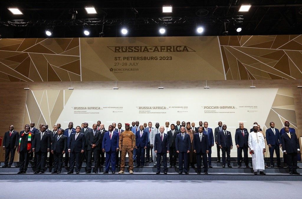 Russia is one more time  taking Africa to its own