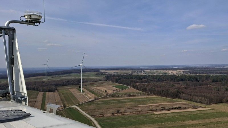 Farma wiatrowa Zaklików.