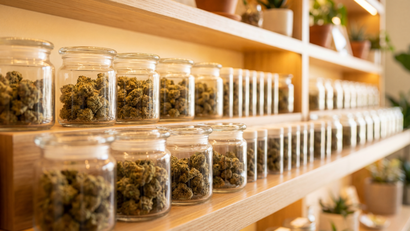 Marihuana w słoikach