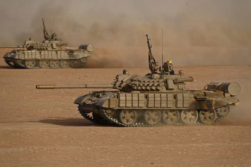 Nowoczesne śmigłowce wspierają T-55