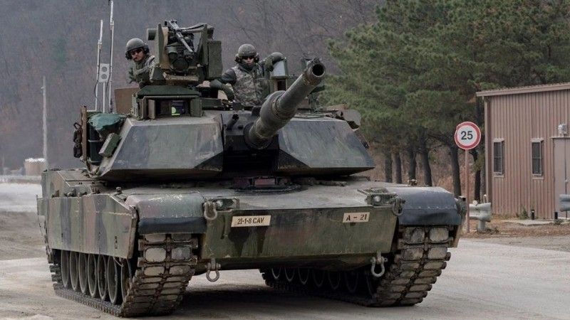 M1A2B Abrams z 2nd ABCT 1 Cav. Div.