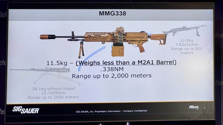 Prezentacja firmy SIG Sauer, rkm MMG338