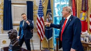 Karol Nawrocki i Donald Trump w Białym Domu