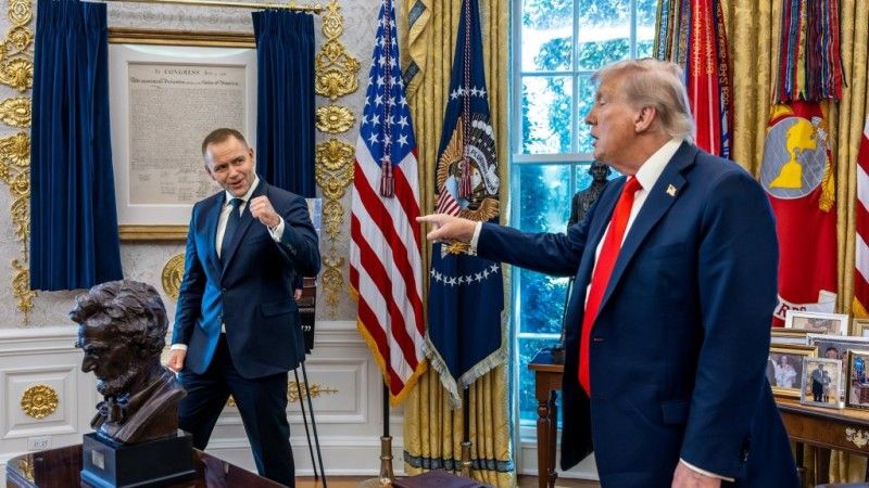 Karol Nawrocki i Donald Trump w Białym Domu