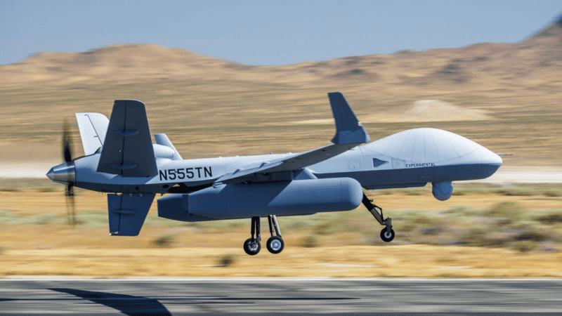 Bezzałogowy statek powietrzny MQ-9B.