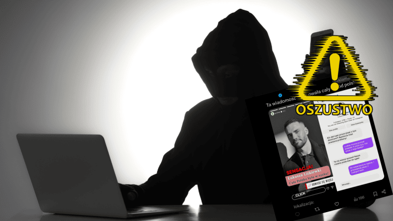 W sieci pojawiło się kolejne oszustwo "na inwestycje". Tym razem cyberprzestępcy do promocji przekrętu wykorzystali śmierć posła Łukasza Litewki.