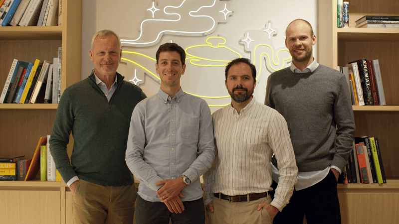 Men standing in the office