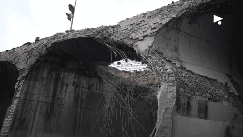 The Qasmiya Bridge of the Litani River, which connects Southern Lebanon to the rest of the country, after it was destroyed by the Israeli Defense Forces on 22 March 2026 during the war.