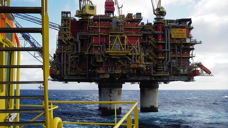 Norwegian oil rig Statfjord A