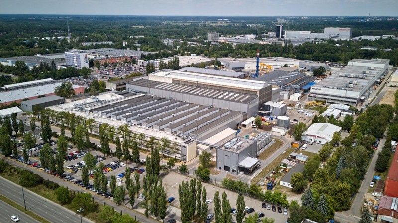 Fabryka transformatorów Hitachi Energy w Łodzi.