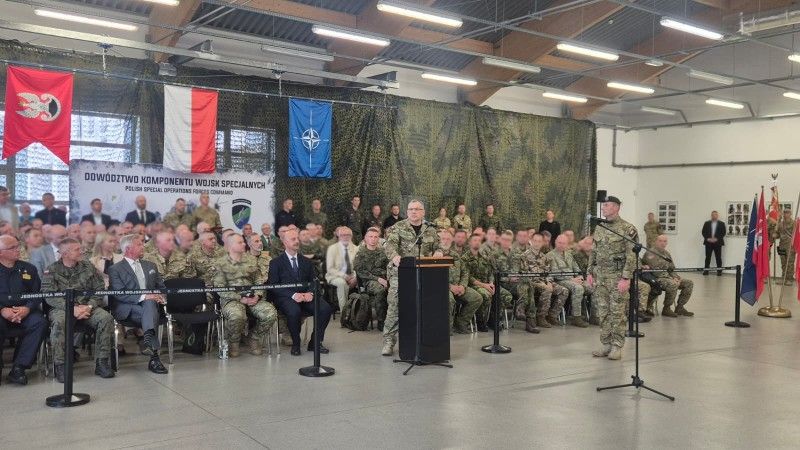 Obchody Święta Wojsk Specjalnych w Krakowie. Zanonimizowane zdjęcie opublikowane przez Sztab Generalny WP.