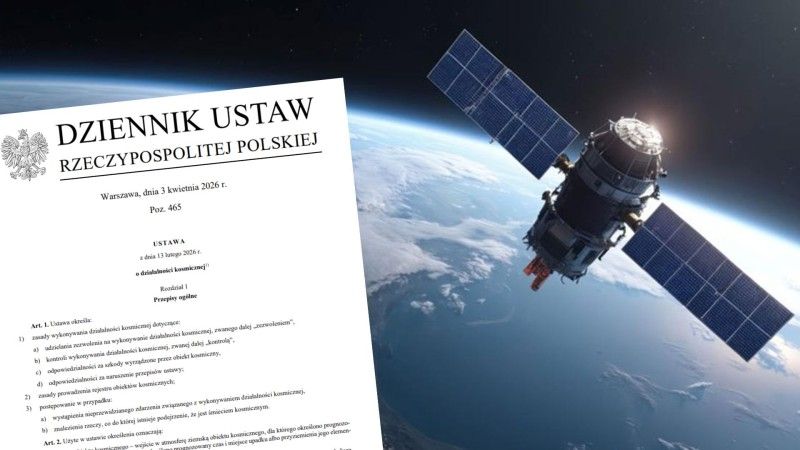 kosmos, technologia, Polska, polityka, prawo, przemysł
