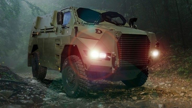 Pojazd minoodporny Bushmaster.