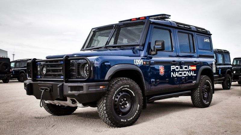 ineos grenadier hiszpańskiej policji