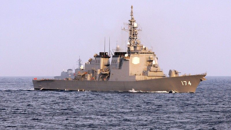 JS Kirishima in the Pacific