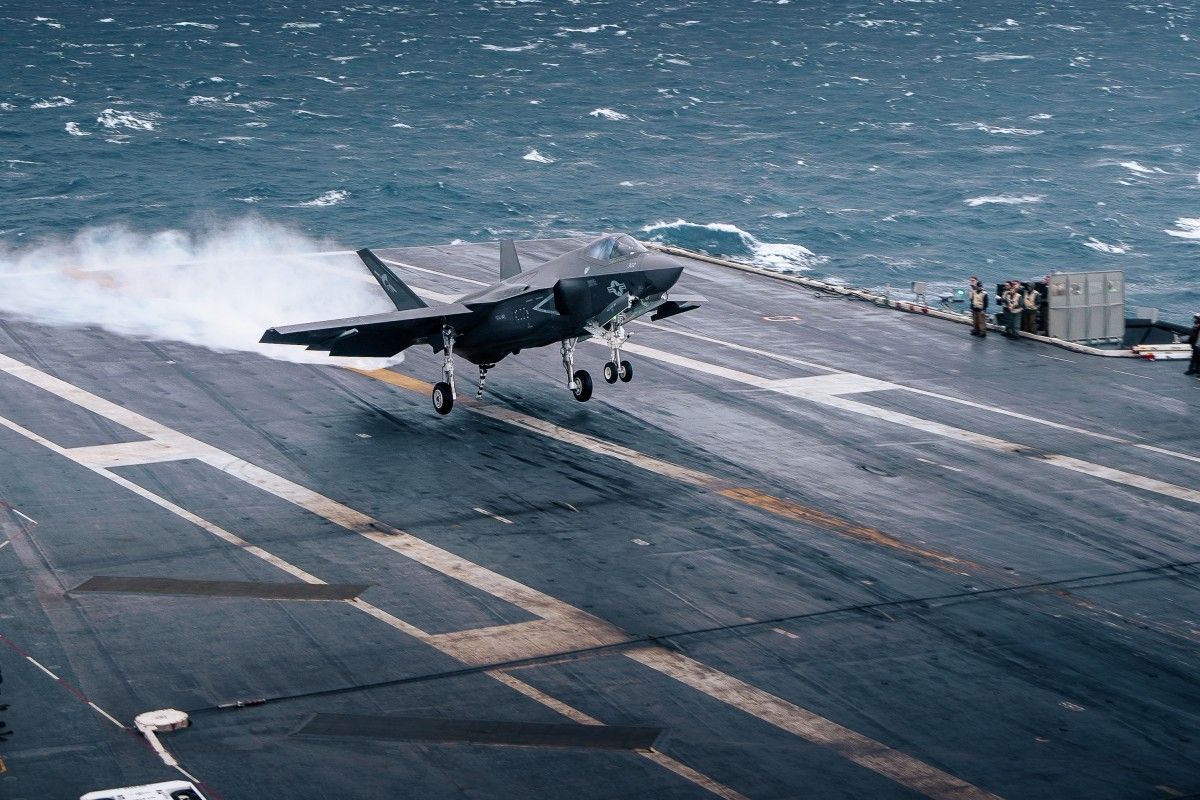 Amerykański F-35 rozbił się na terenie bazy lotniczej w San Diego