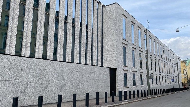 Headquarters of Finnish Security and Intelligence Service (Suojelupoliisi, Supo) in Fabianinkatu 2, Kaartinkaupunki, Helsinki. Opened in 2025.