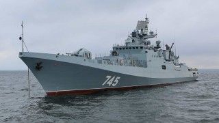 Russian Black Sea Fleet frigate Admiral Grigorovich