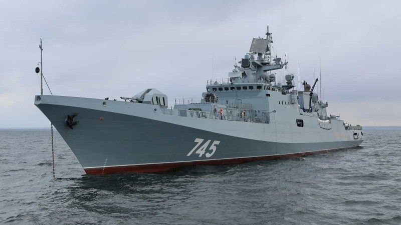 Russian Black Sea Fleet frigate Admiral Grigorovich