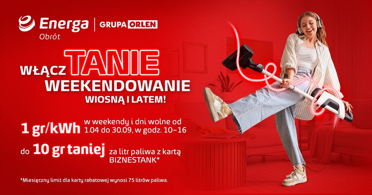 Tanie weekendowanie od Energi Obrotu