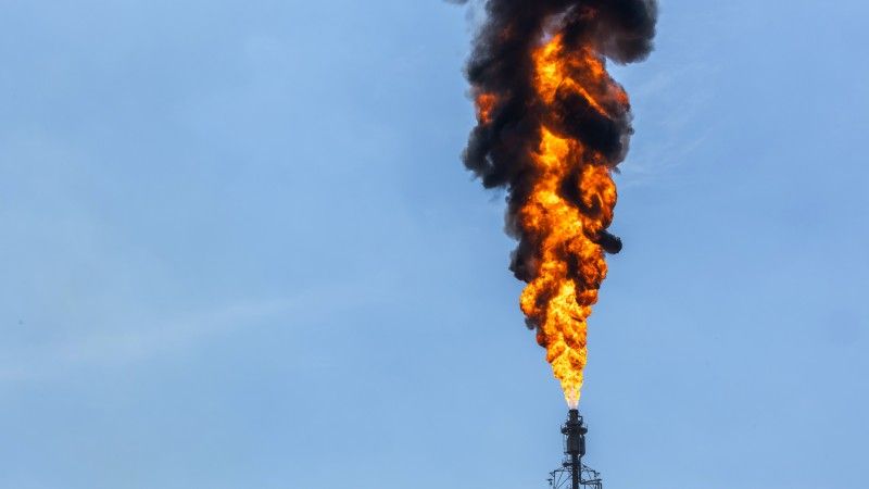 oil-refinery-factory-plant-with-flare-gas-emission-