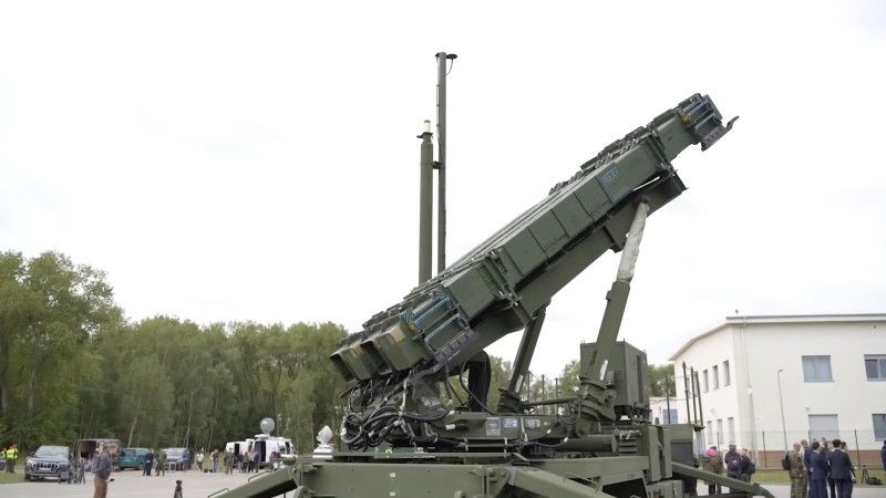 Polska wyrzutnia Patriot w Ustce