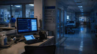 Szpital i urządzenia podłączone do urządzeń tehcnologicznych