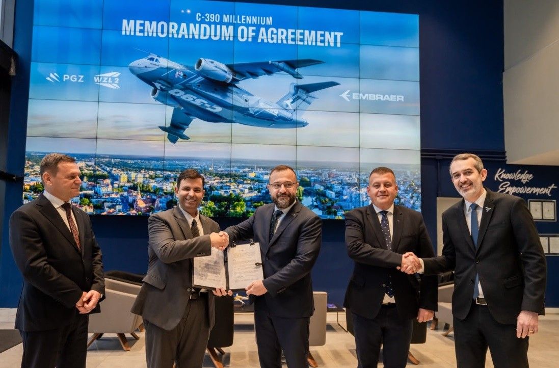 Polska i Brazylia zacieśniają więzi w sektorze lotniczym. Embraer i WZL-2 podpisały porozumienie