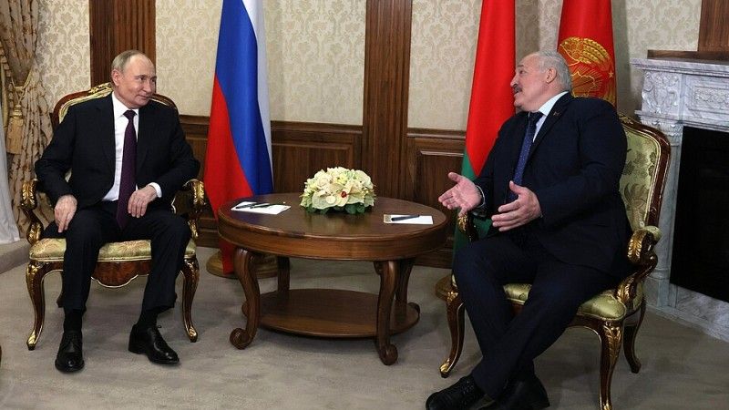 Alexander Lukashenko and Vladimir Putin (2024)