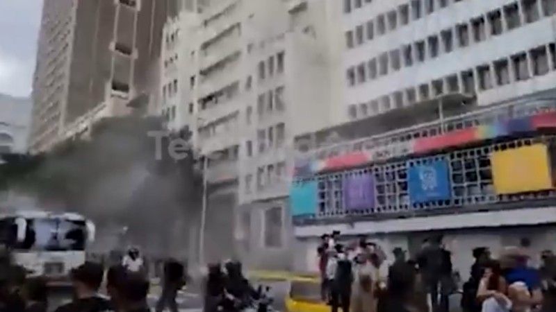 Zniszczenia po trzęsieniu ziemi w Caracas