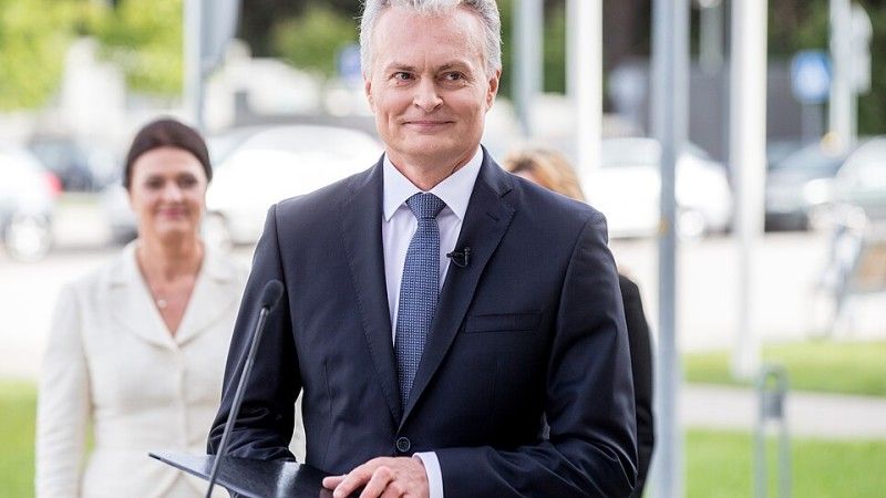 Lithuanian President Gitanas Nausėda