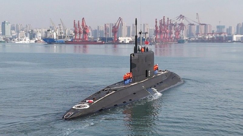 Russian submarine B-588 Ufa in Quingdao