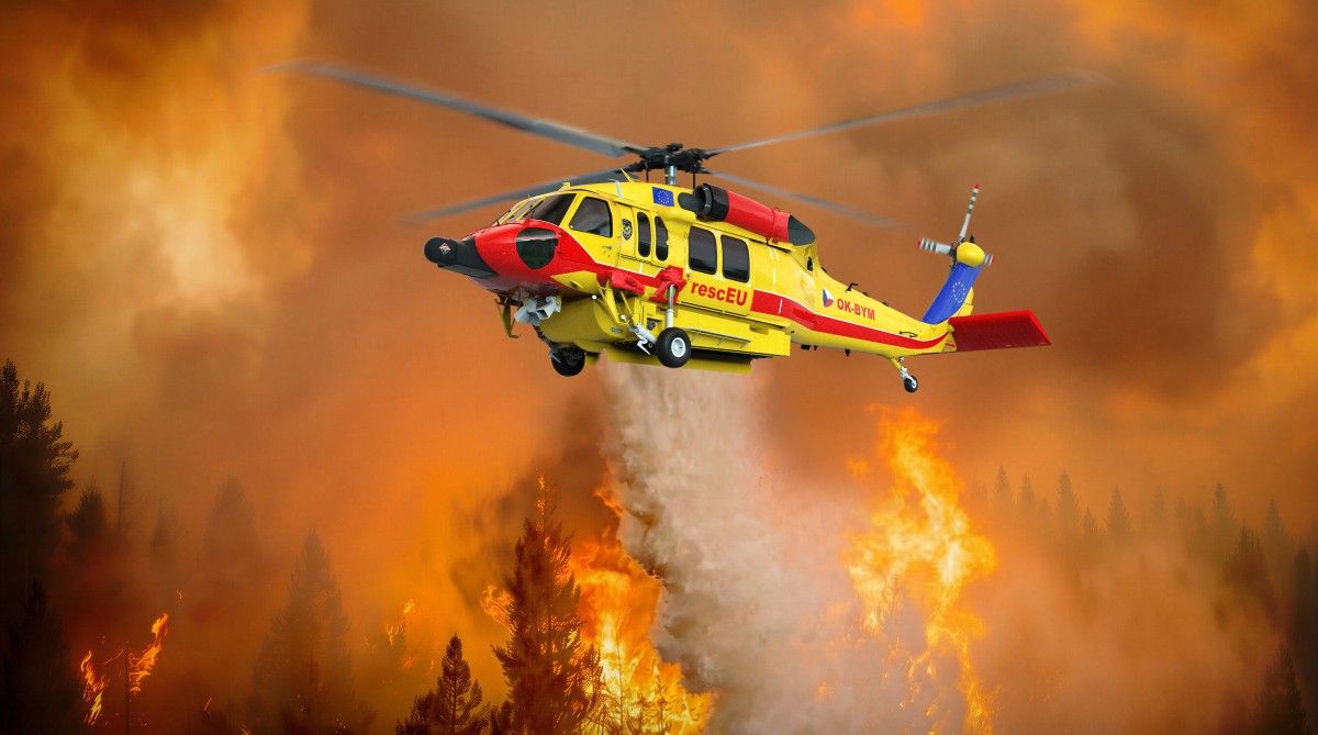 Strażacki Black Hawk z Mielca. Rusza produkcja Firehawków dla czeskiego MSW