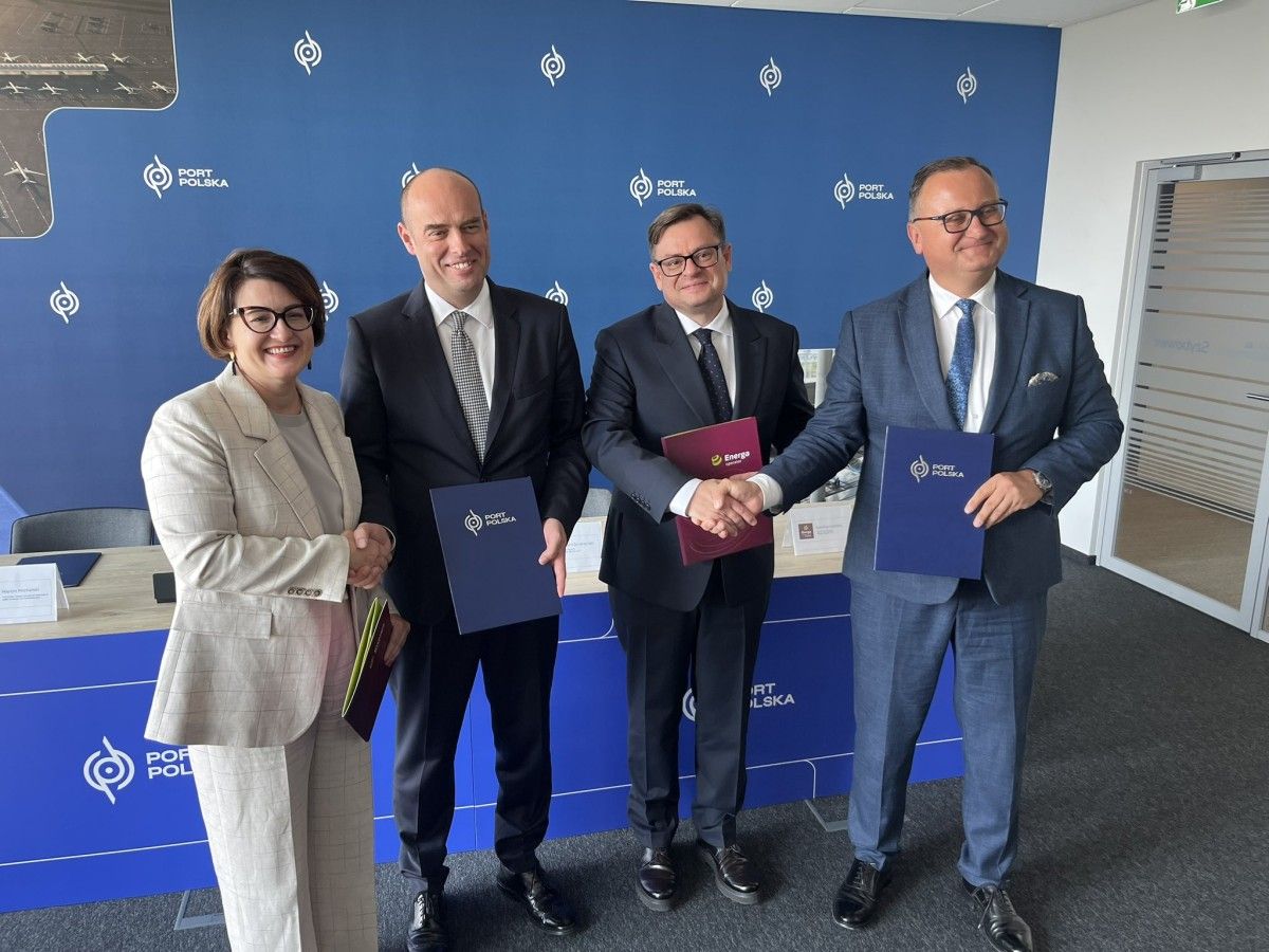 Koleje Dużych Prędkości. Port Polska i Energa Operator podpisały ważne porozumienie