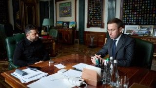 Serhij Korecki i Wołodymyr Zełenski