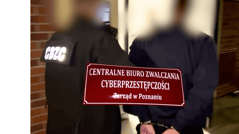 Zatrzymany przez CBZC 29-latek z Poznania