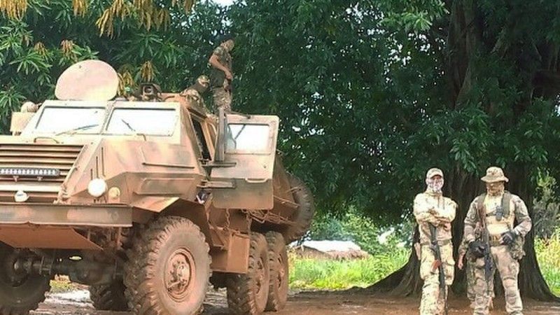 Wagner Group mercenaries deployed in the Central African Republic.