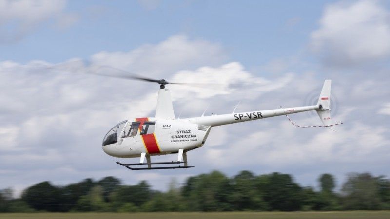 śmigłowc Robinson R44 Straż Graniczna