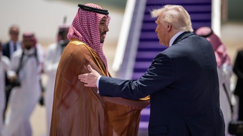 Donald Trump i Mohammed bin Salman
