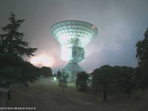 Hiszpańskie pożary uderzają w najważniejsze stacje ESA i NASA